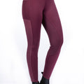 Riding leggings Mesh Style silicone full seat 3100 wine red / EU32/34/UK22/24/US20/22