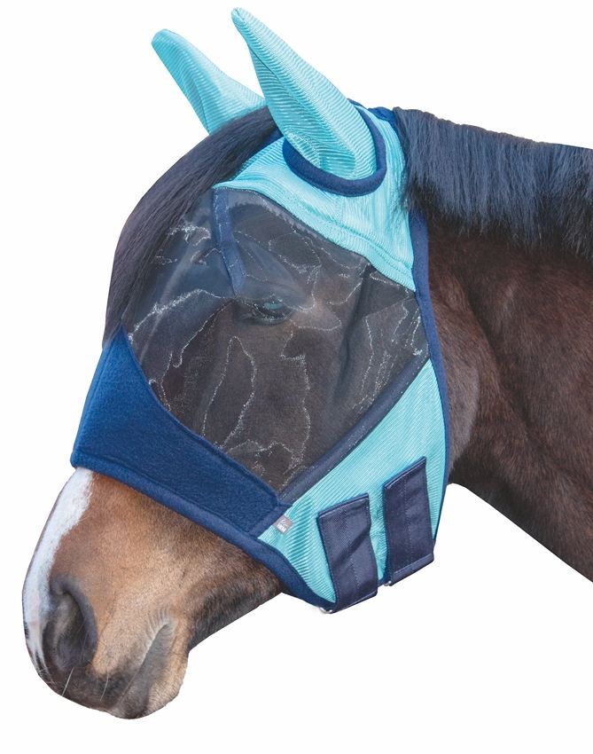 Antifly mask Lissabon Style 5210 aqua / Pony
