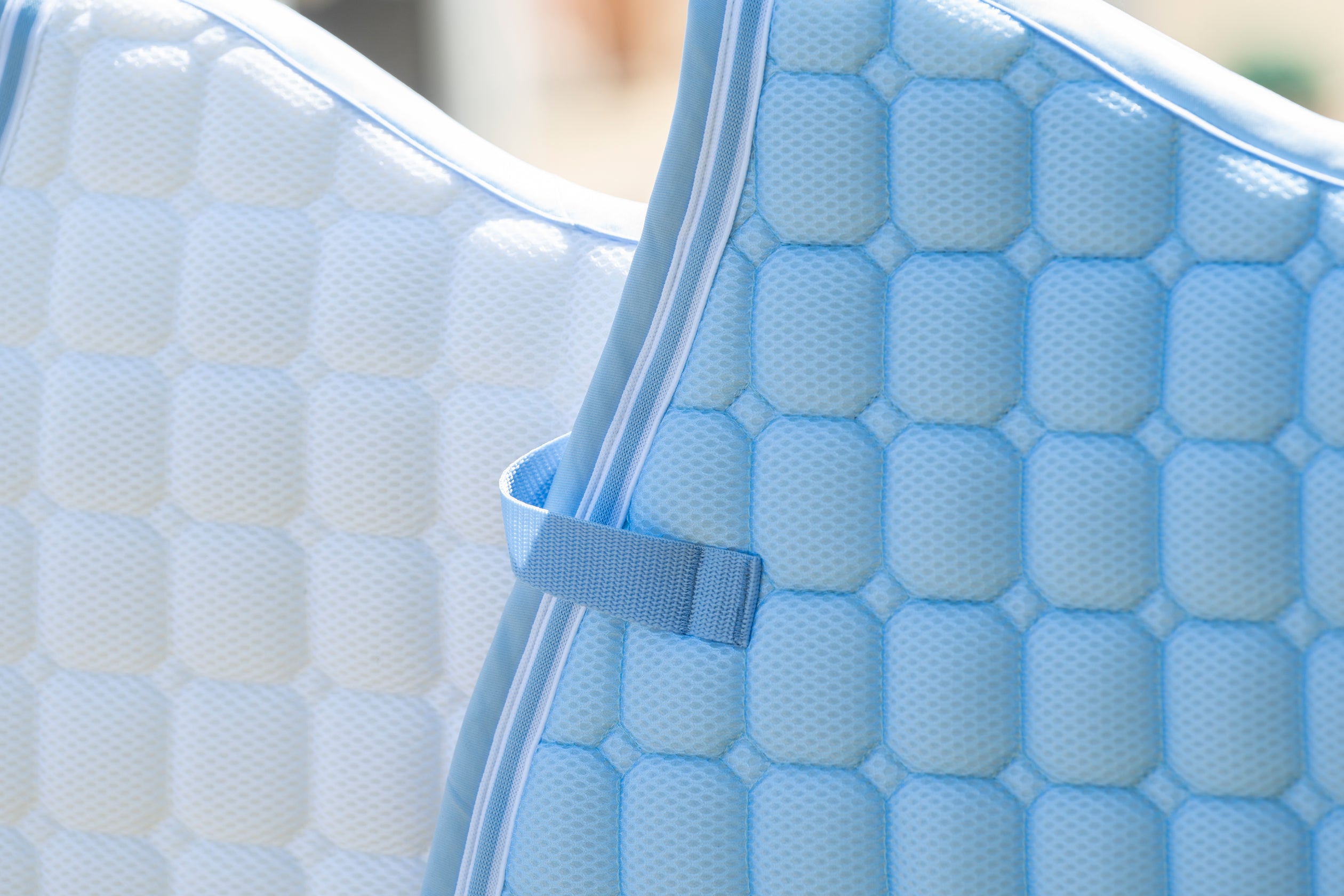 Saddle cloth -Airy Mesh- 6301 light blue / Jumping