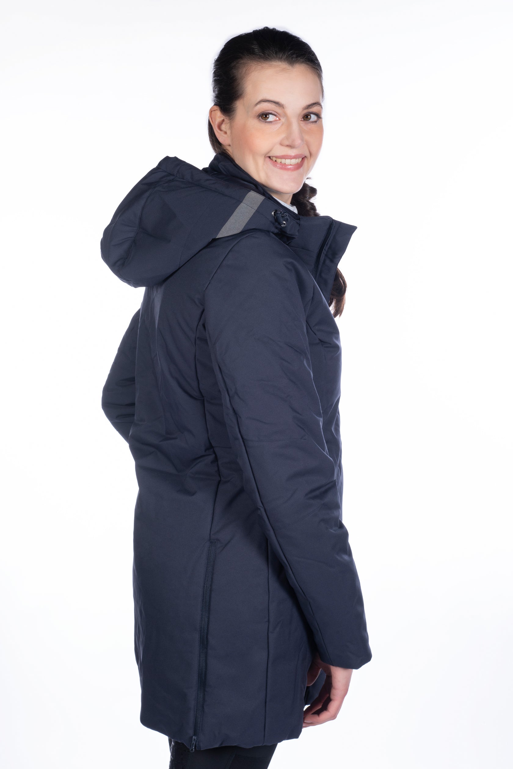 Heating coat -Elegant- Style 6900 deep blue / XXL