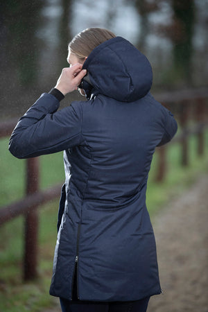 Heating coat -Elegant- Style 6900 deep blue / XXL