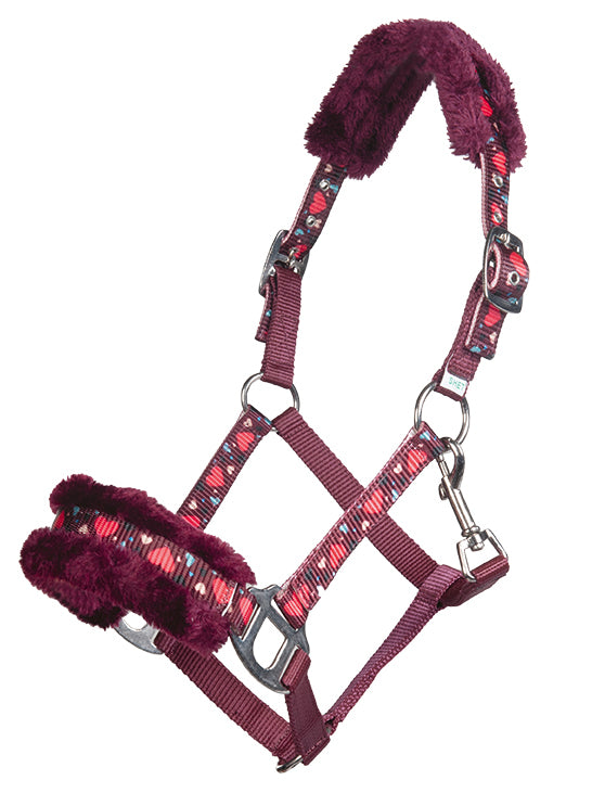 Head collar Heart 3100 wine red / Pony