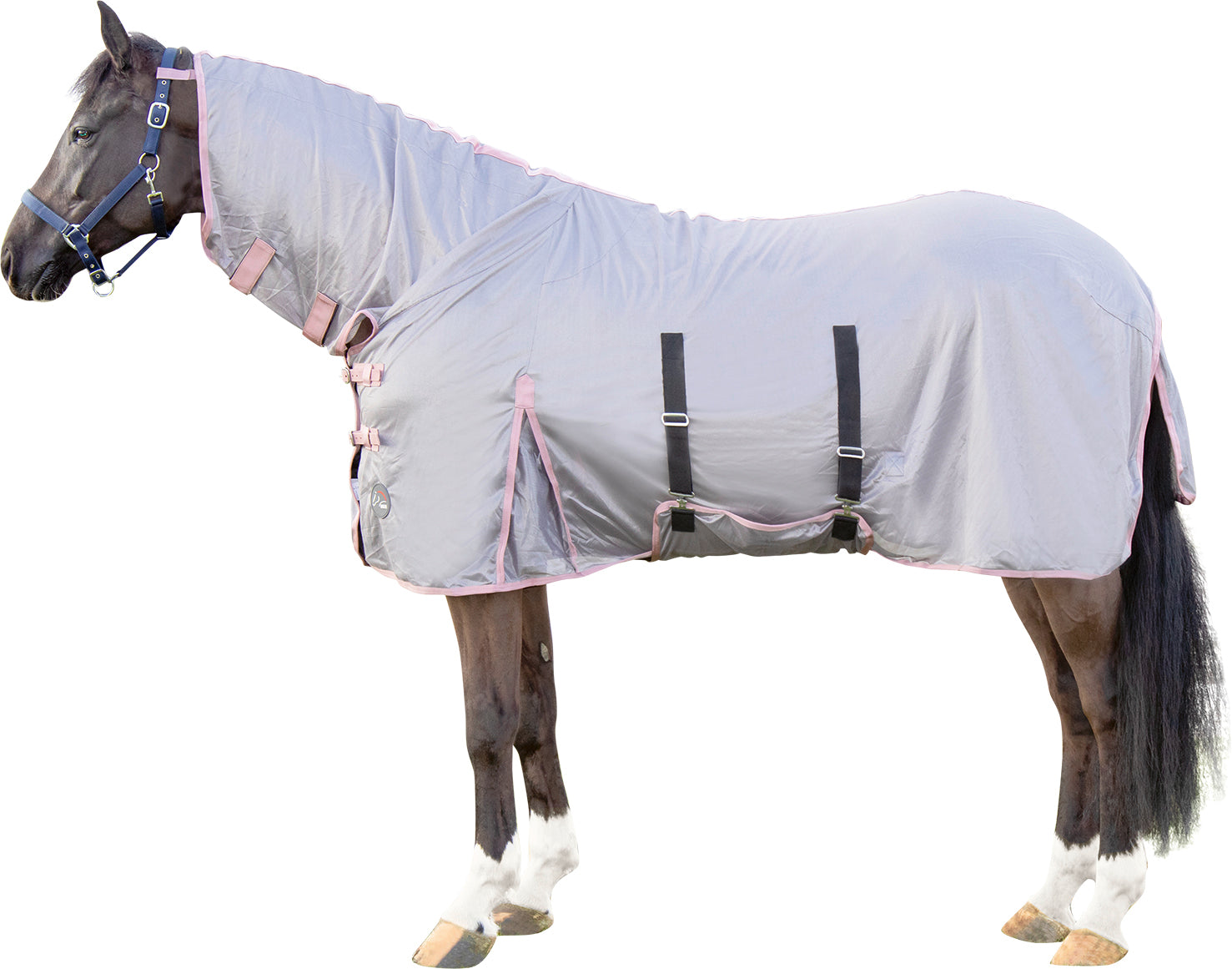 Fly rug with neck Grey 9500 grey / EU115/UK5'3/US63"
