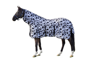 Fly rug with neck Cow 9112 black/white / EU115/UK5'3/US63"