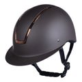 Riding helmet Lady Shield 2407 brown/rose-gold / S = 52-54 cm