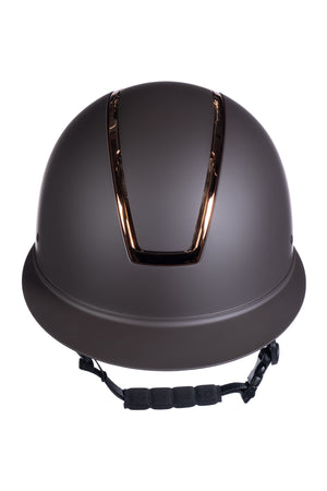 Riding helmet Lady Shield 2407 brown/rose-gold / S = 52-54 cm