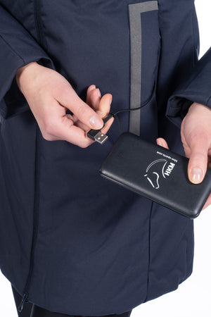 Heating coat -Elegant- Style  (no battery) 6900 deep blue / XS