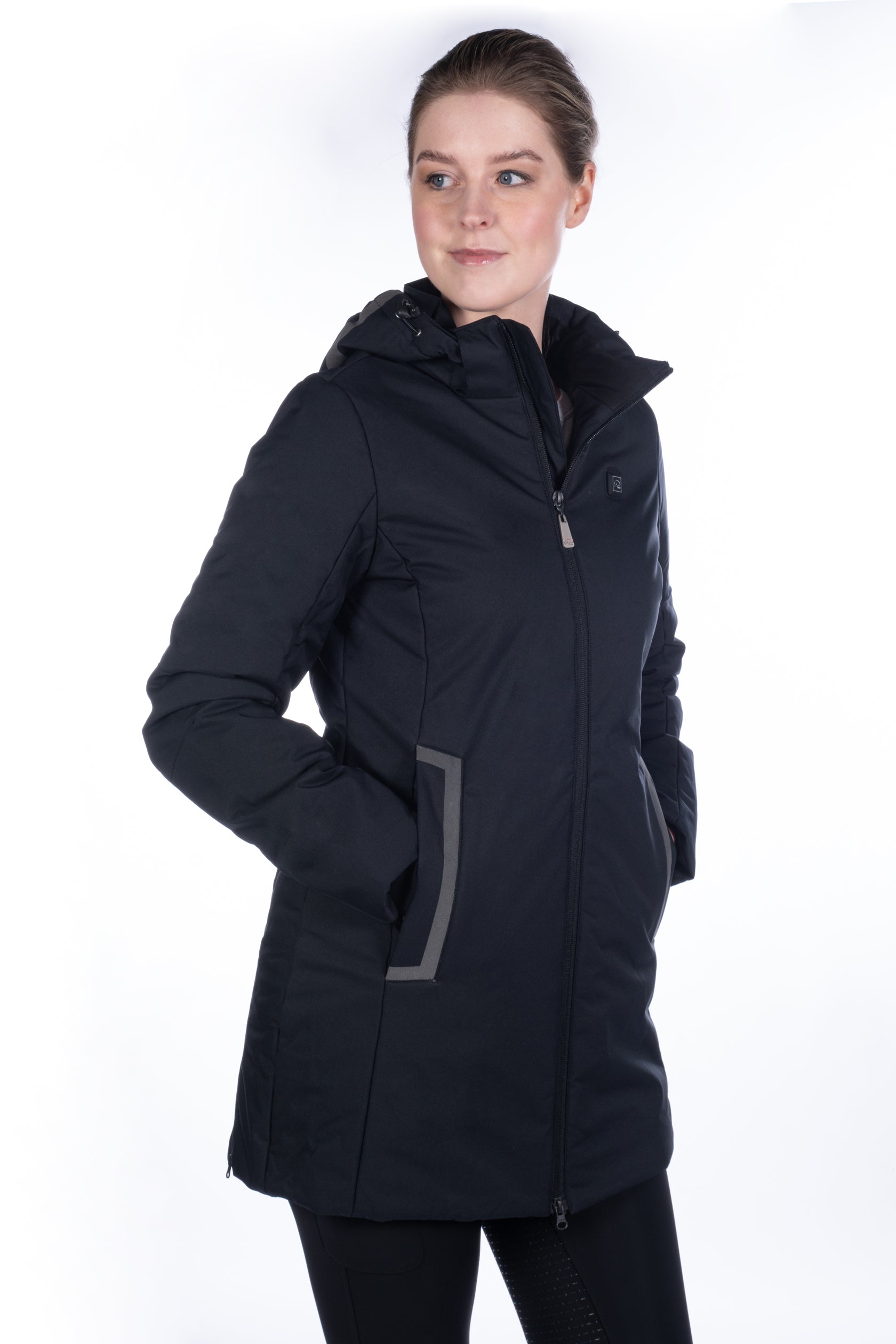 Heating coat -Elegant- Style  (no battery) 9100 black / XS