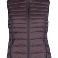 Quilted vest Lena 2100 dark brown / L