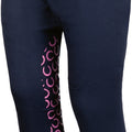 Riding leggings Pink Pony silicone knee patch 6900 deep blue / EU98/104/age 2-4