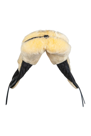 Lambswool saddle 9123 black/nature / Cob/Full