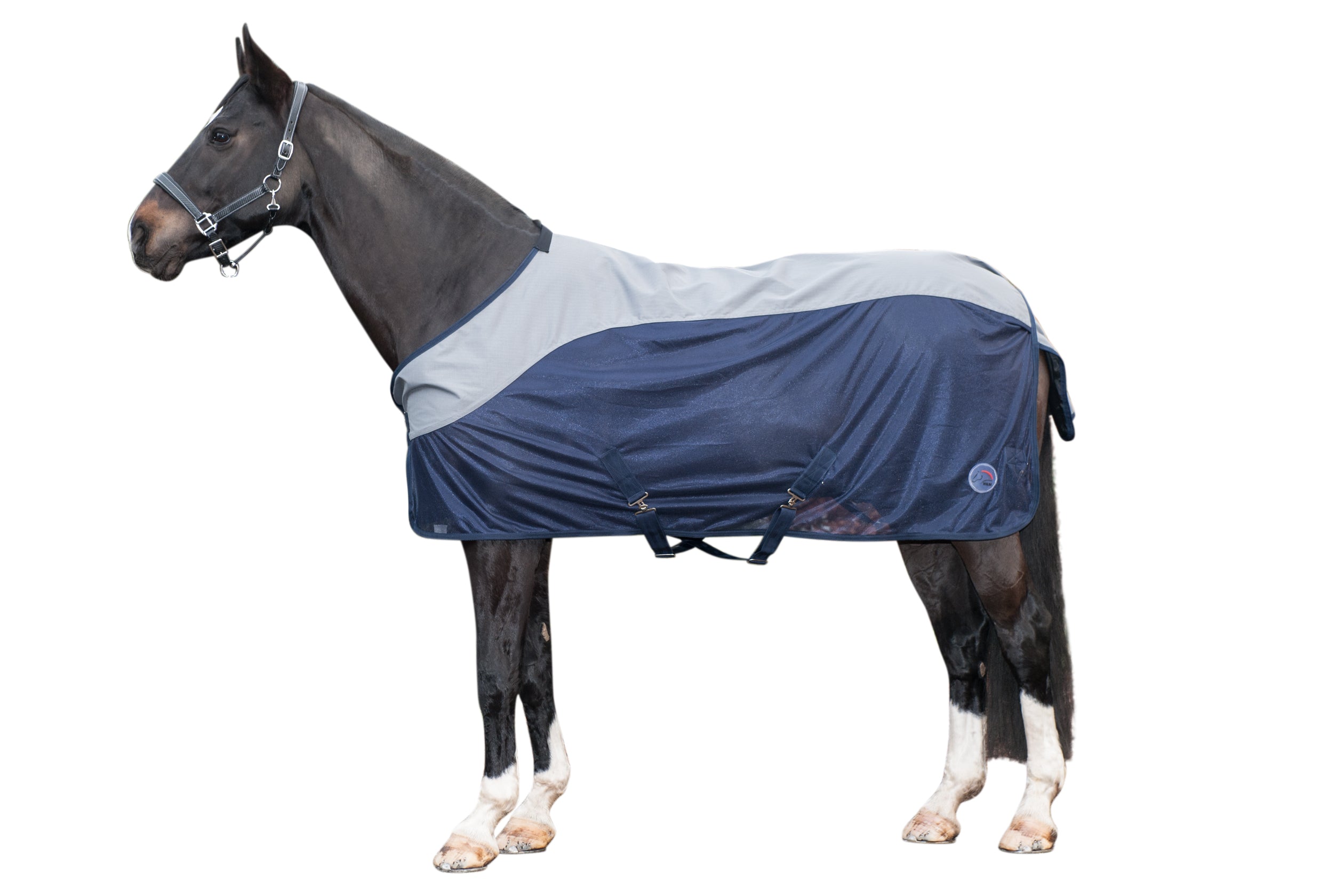 Fly rug Rain 6995 deep blue/grey / EU125/UK5'6/US66"