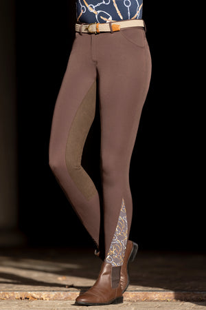 Riding breeches Allure Alos full seat 2100 dark brown / EU34/UK24/US22