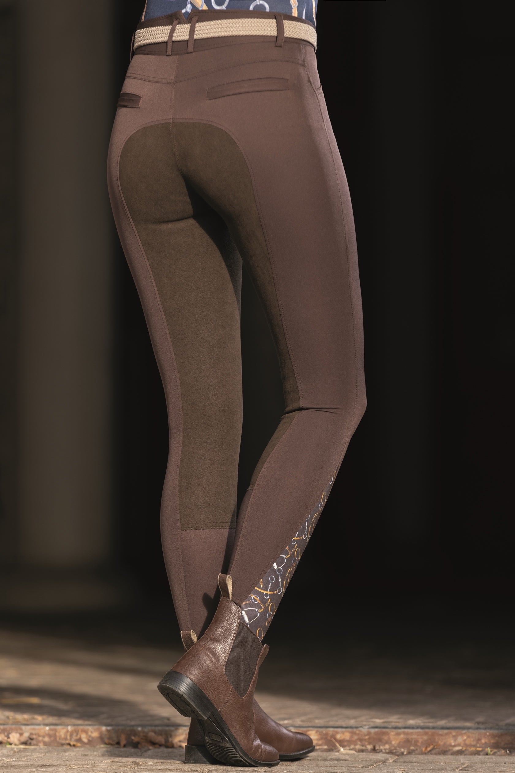 Riding breeches Allure Alos full seat 2100 dark brown / EU34/UK24/US22