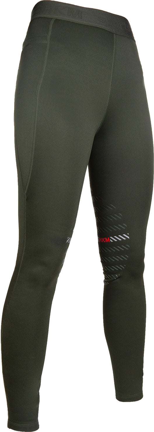 Riding leggings Sports silicone knee patch 5900 deep green / EU122-128/age 6-7