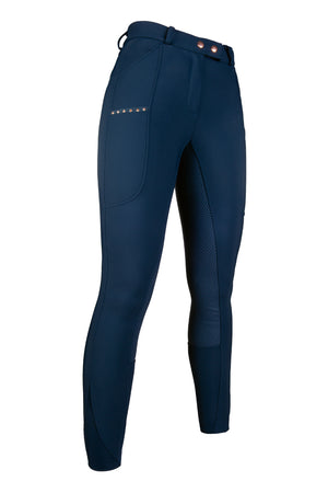 Riding breeches Rosegold Glamour Winter Style 6979 deep blue/rose-gold / EU34/UK24/US22