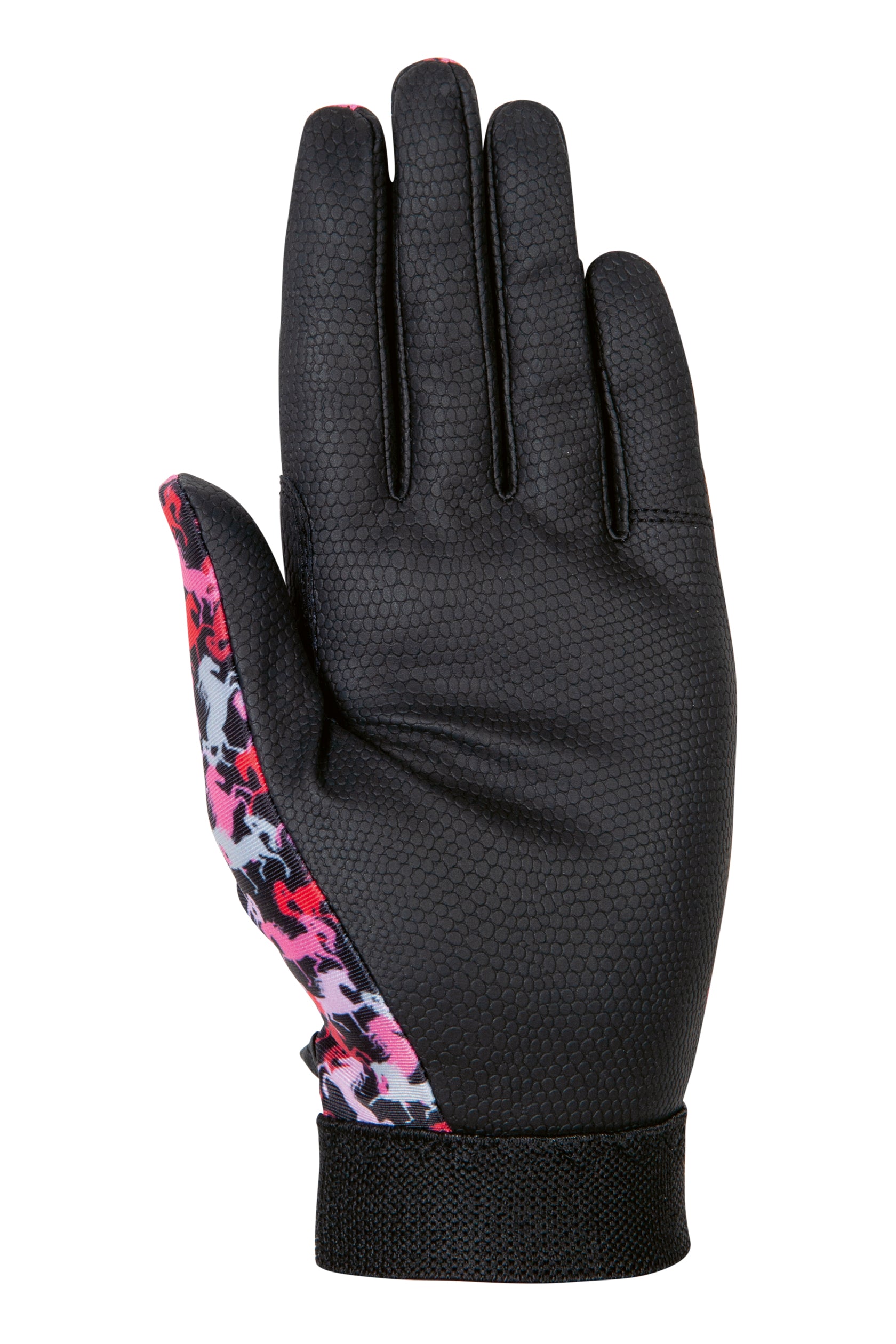 Kids riding gloves Emily 9139 black/pink / 6