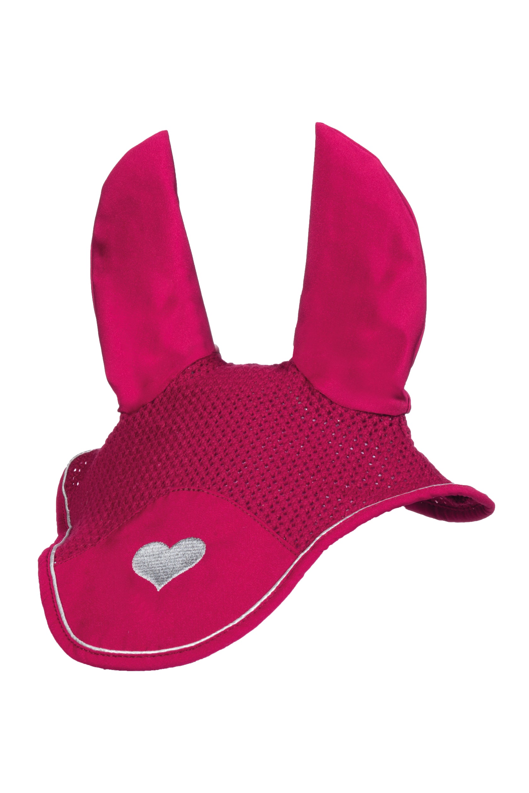 Ear bonnet Sweet Valentine 3971 pink/silver / Pony