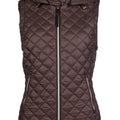 Quilted vest Stella 2100 dark brown / L
