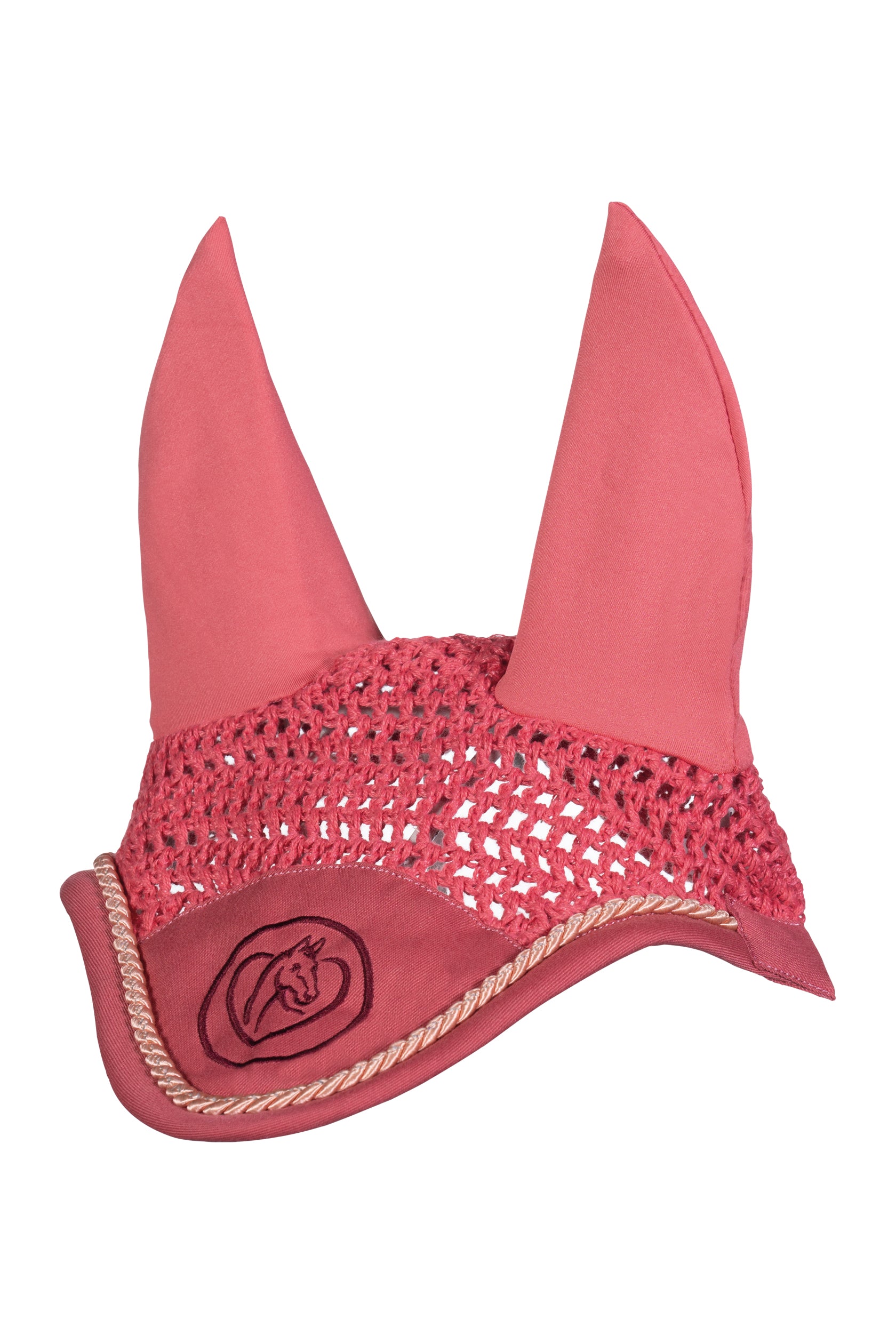 Ear bonnet  Amelie 8900 raspberry / Shetland pony