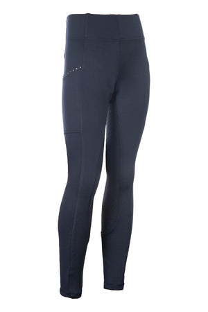 Riding leggings Lana Style silicone full seat 6900 deep blue / EU122-128/age 6-7