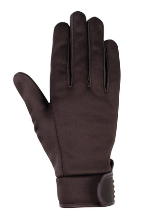 Riding gloves Basil softshell 2100 dark brown / L