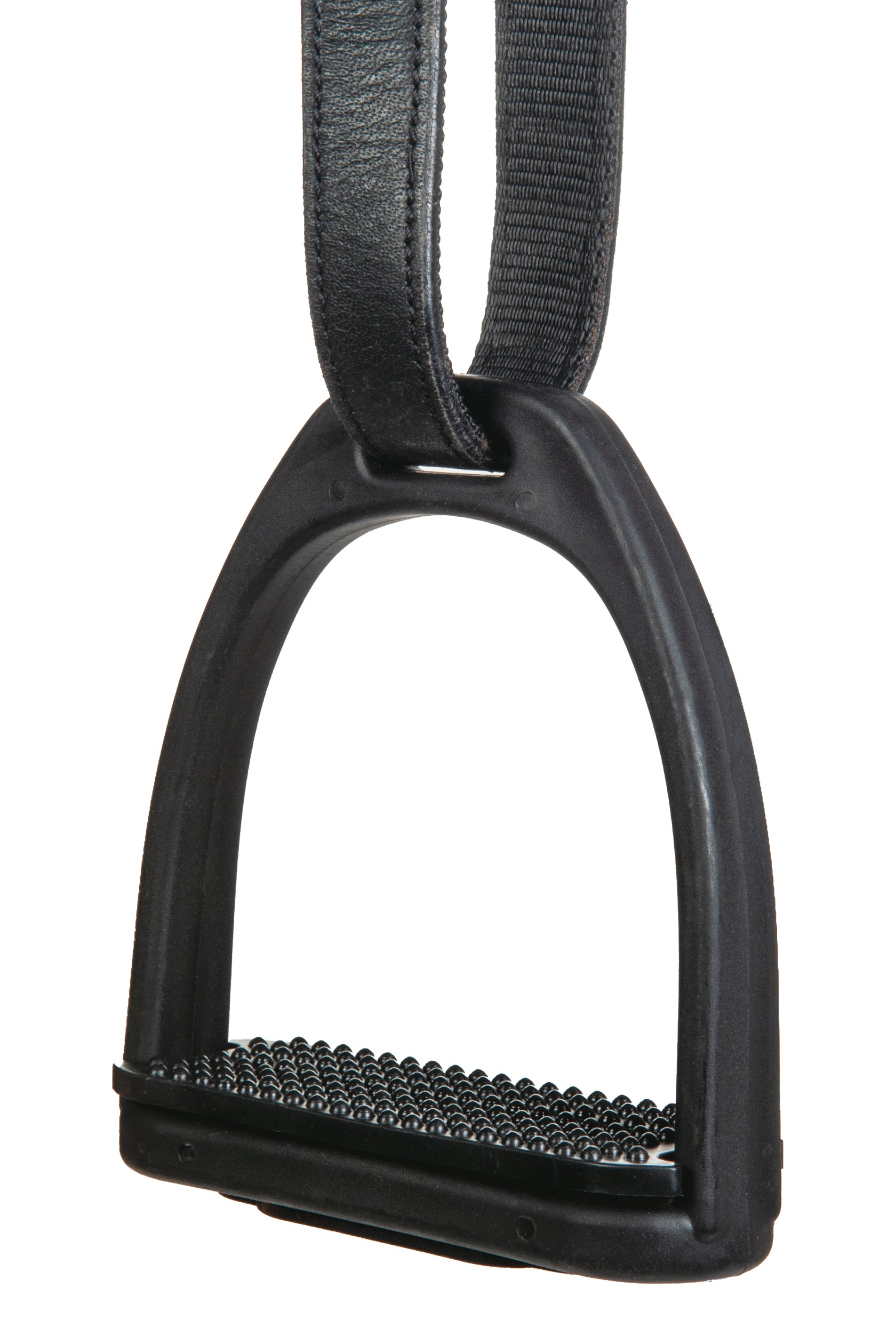 Plastic stirrups, pair 9100 black / pcs.