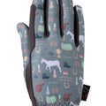 Kids winter riding gloves Judy 5800 green / 6