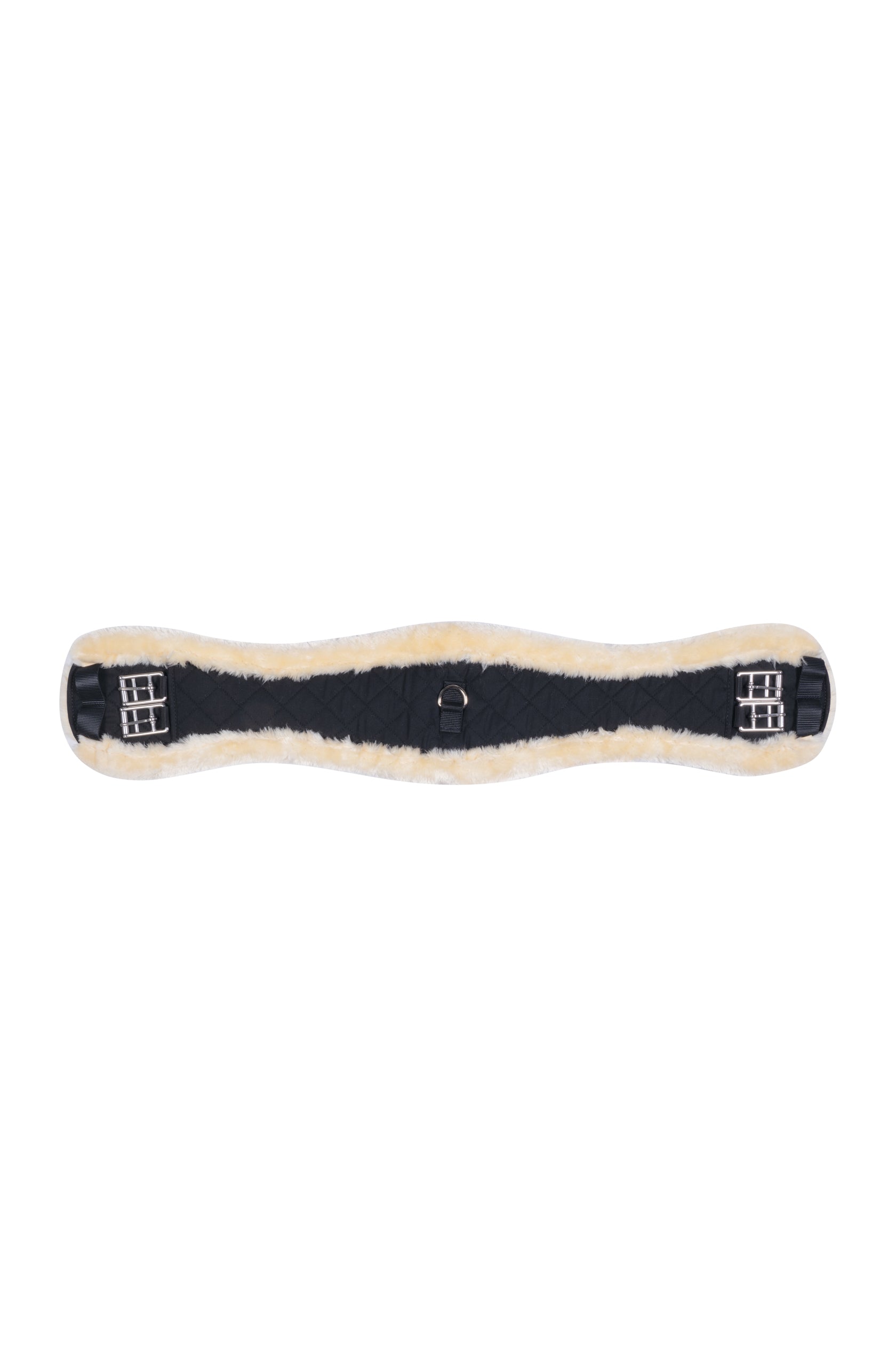 Artificial fur dressage girth 9100 black / 75