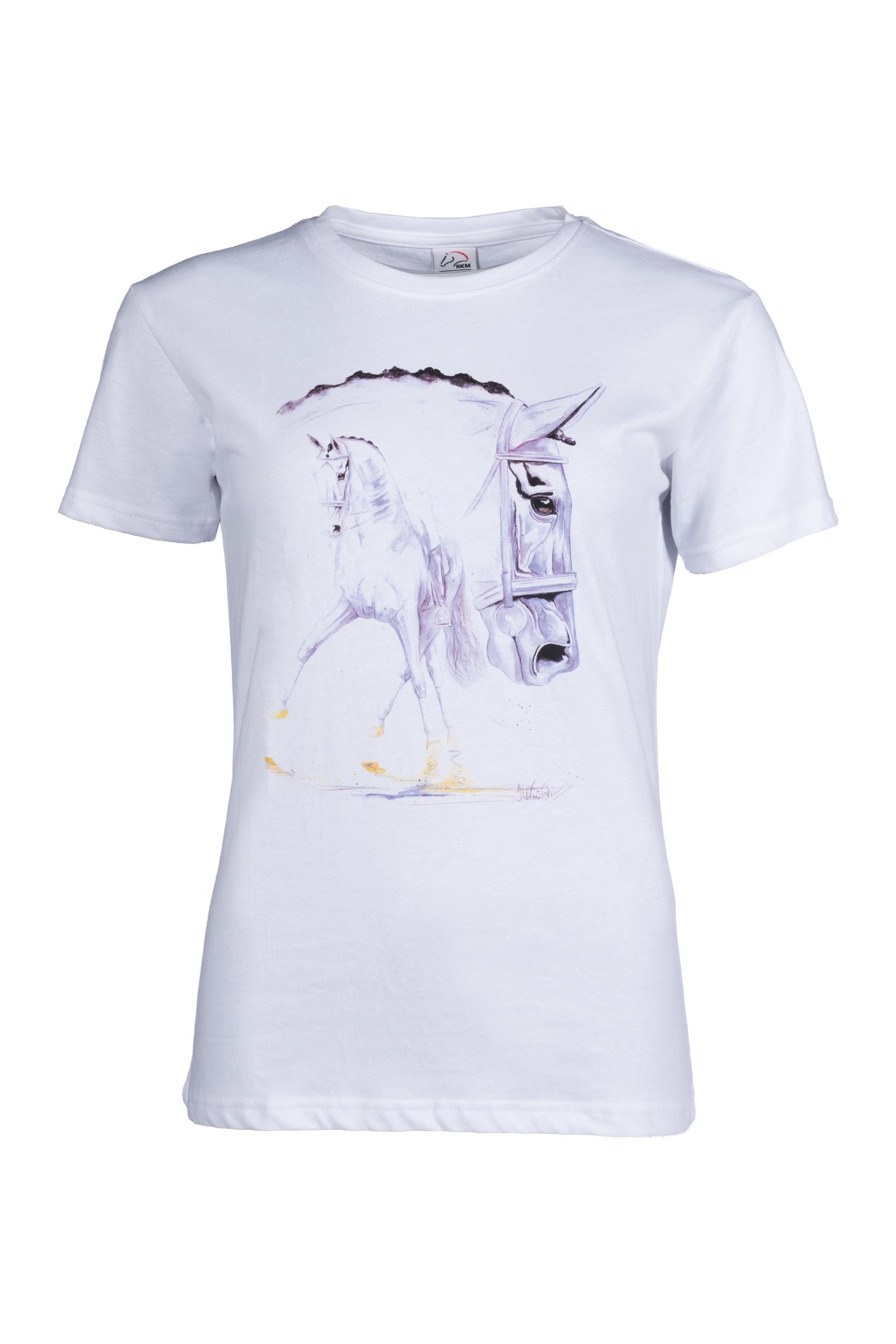 Girls' So Lovely cotton T-shirt NAVY / 10 YEARS