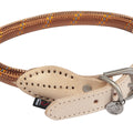 Dog collar Anam Cara rope 1000 brandy / S: 1,2 cm