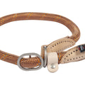 Dogs training collar Anam Cara rope 1000 brandy / S: 1,2 cm