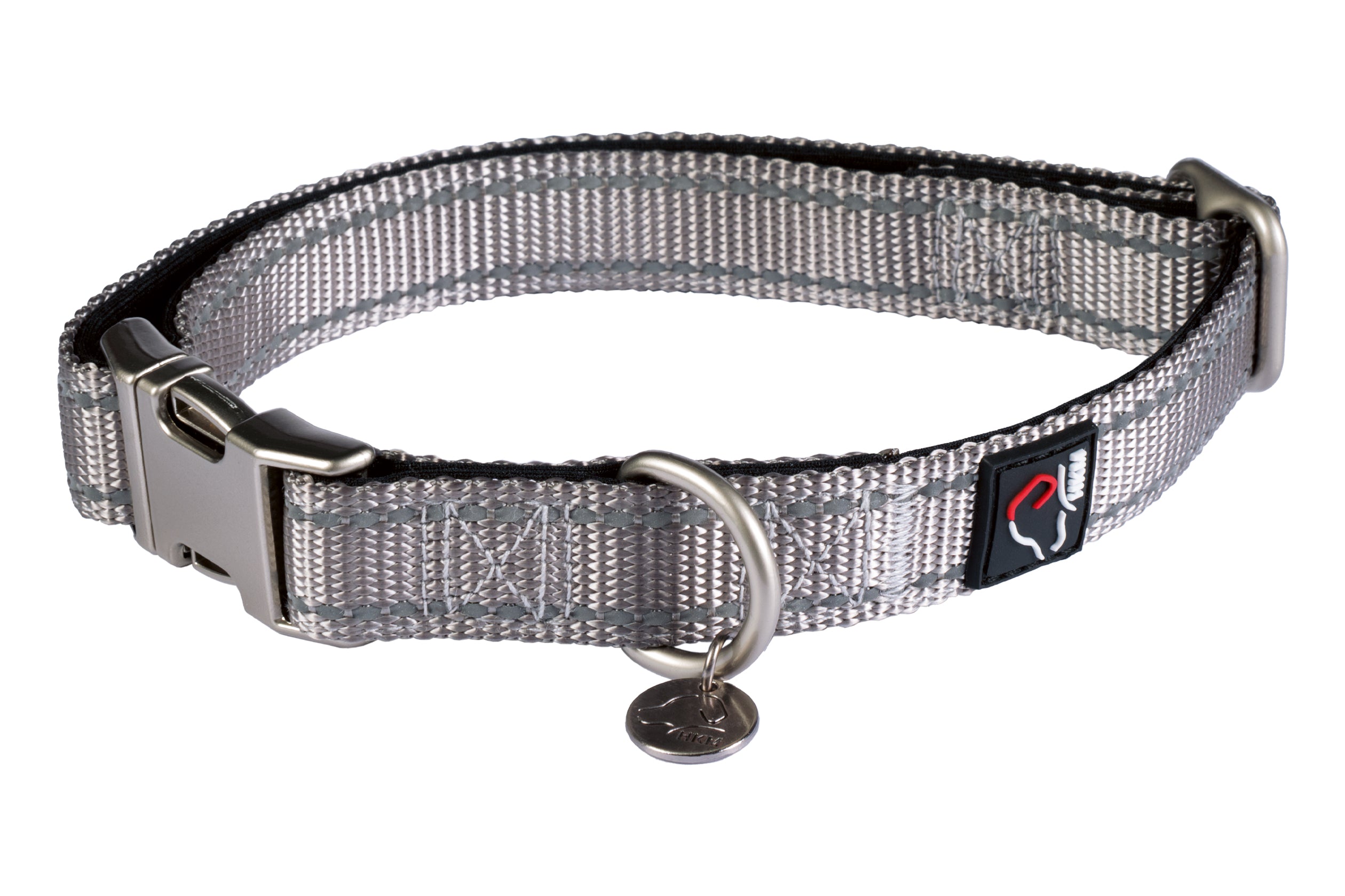 Dog collar Anam Cara nylon 2900 taupe / S: 1 cm x 20-31 cm