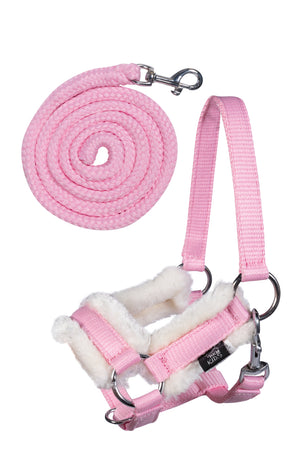 Head collar and lead rope -Hobby Horsing- 3800 rose / pcs.