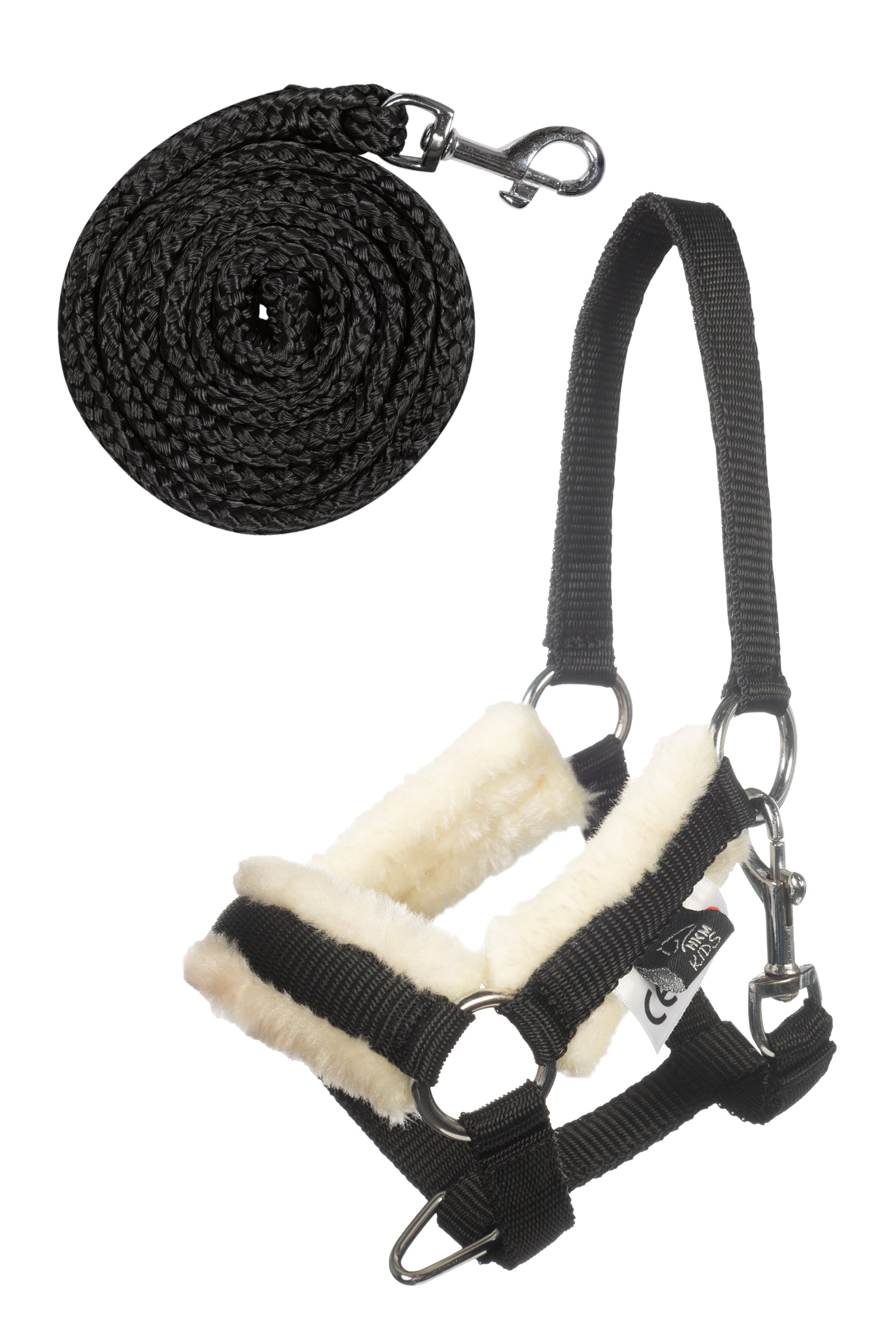 Head collar and lead rope -Hobby Horsing- 9100 black / pcs.
