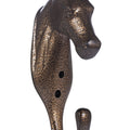 Horsehead hook, aluminum 2002 bronze / pcs.