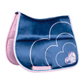 Saddle cloth Funny Horses Hearts 2 in 1 3800 rose / Shetland pony