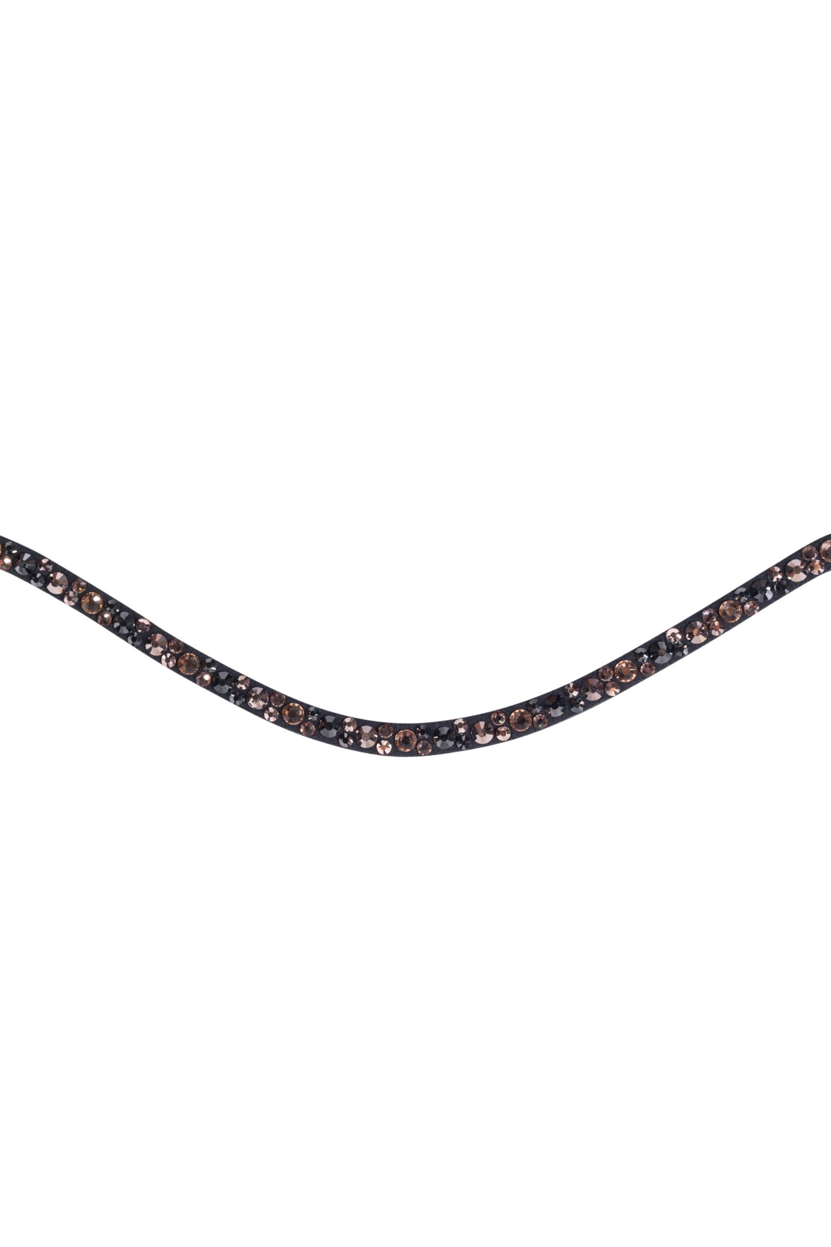 Browband -Rosegold Glamour- Style 9178 black/rose-gold / Full