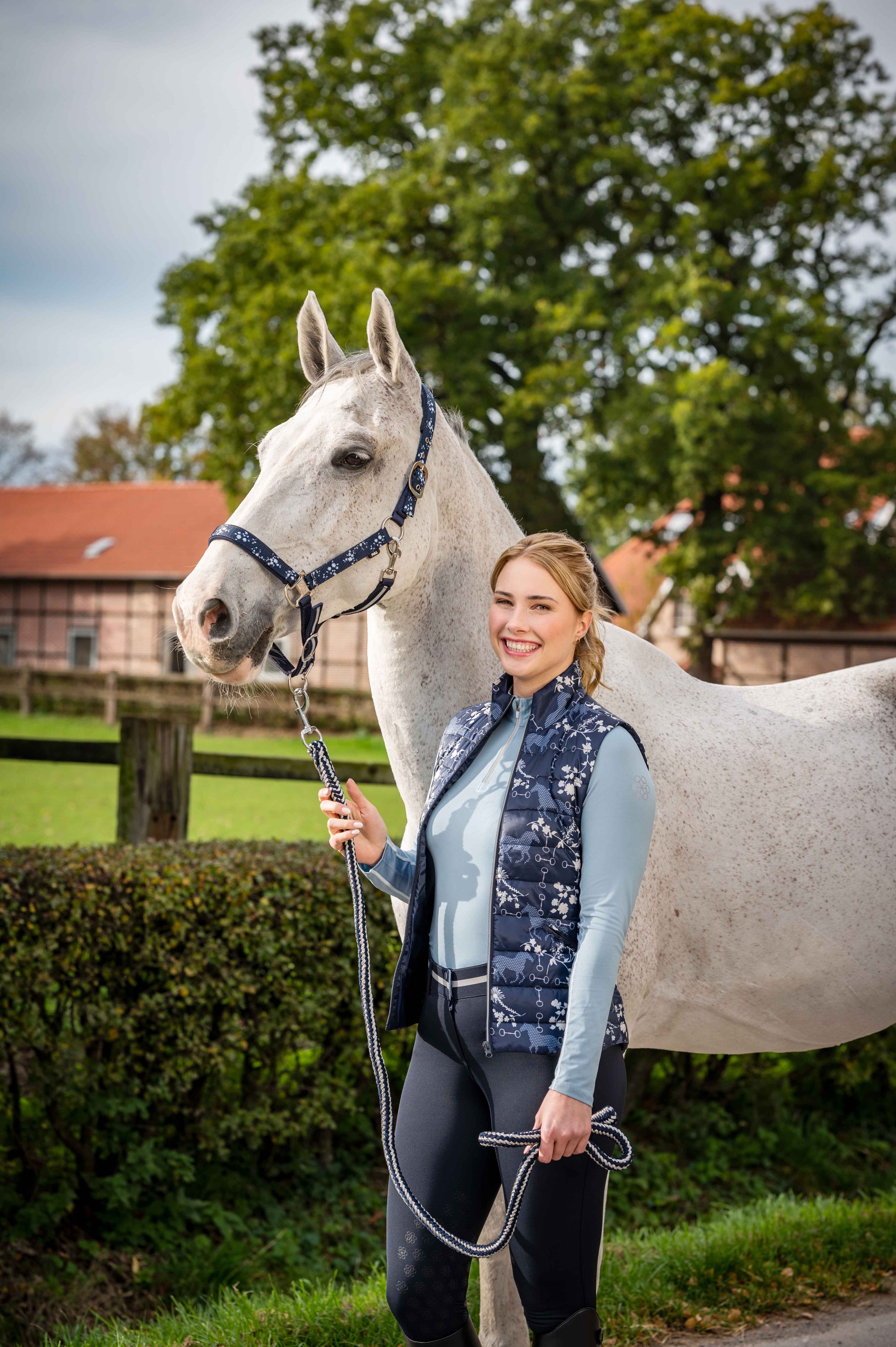 Functional shirt Bloomsbury long sleeve 6000 smokey blue / S