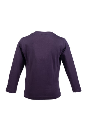 Longsleeve shirt Lola 3300 dark lilac / EU98-104/age 2-4
