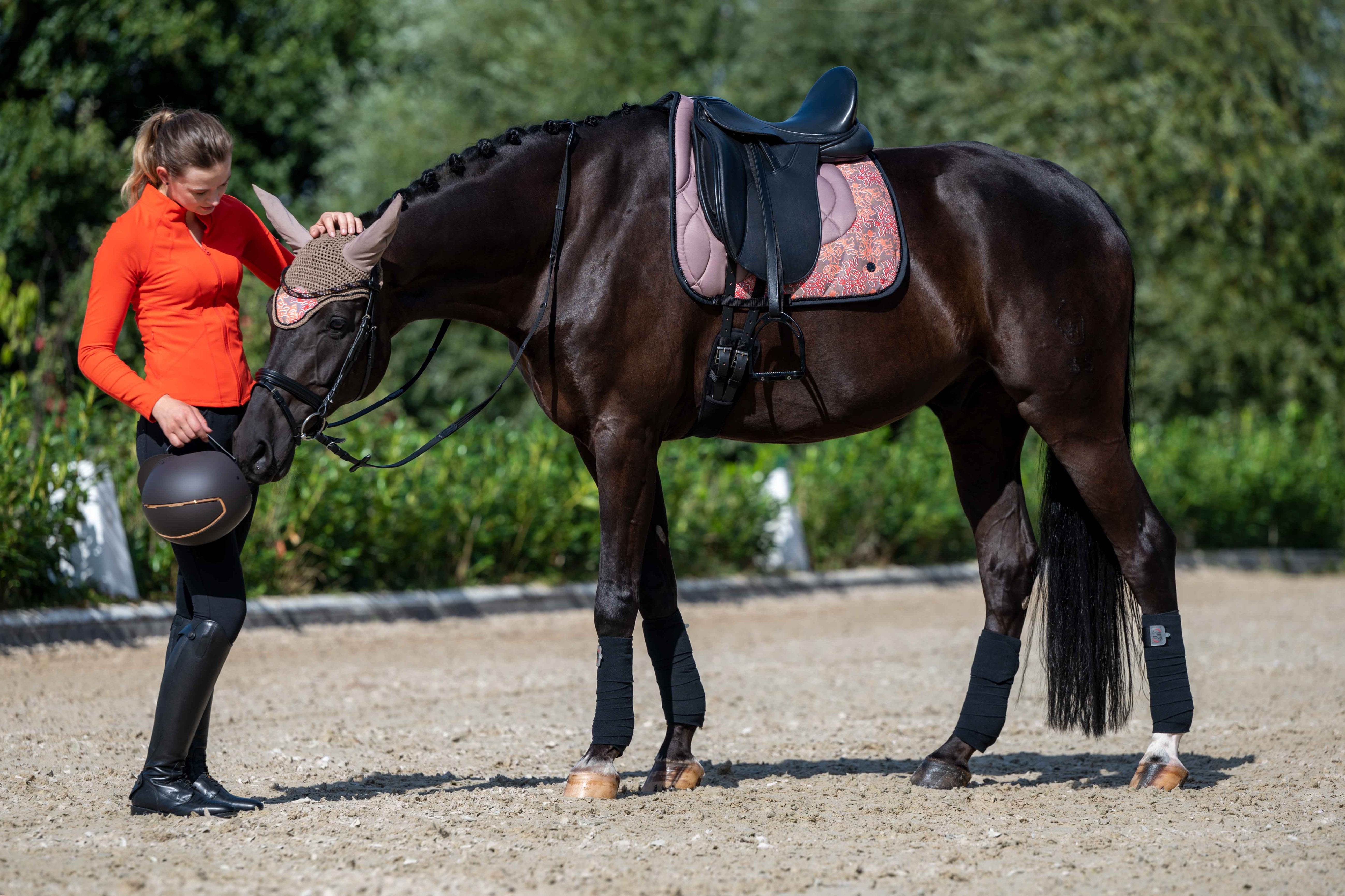 Saddle cloth Savona Style 2900 taupe / General purpose