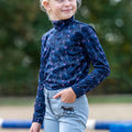 Functional shirt Bria long sleeve 6900 deep blue / EU134/age 7-8