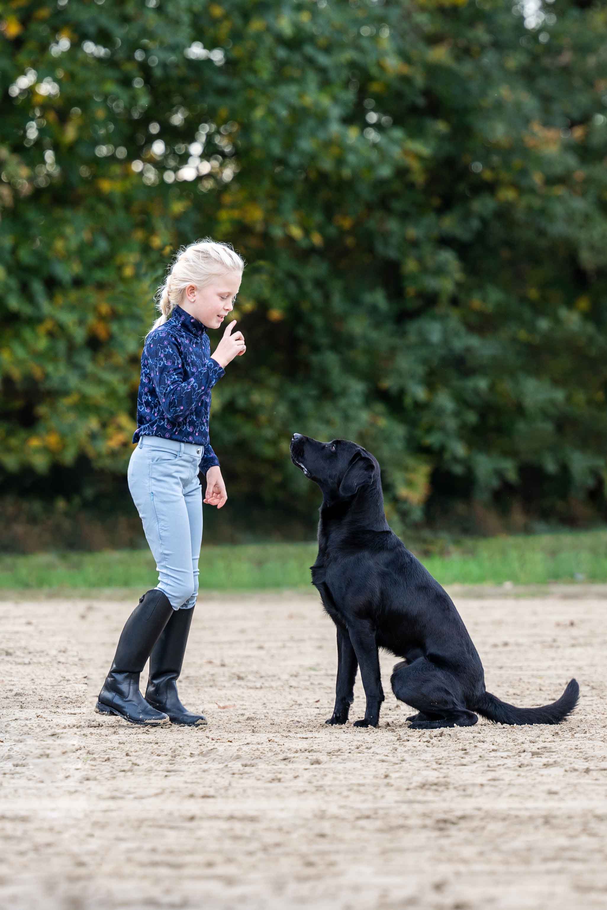 Functional shirt Bria long sleeve 6900 deep blue / EU134/age 7-8