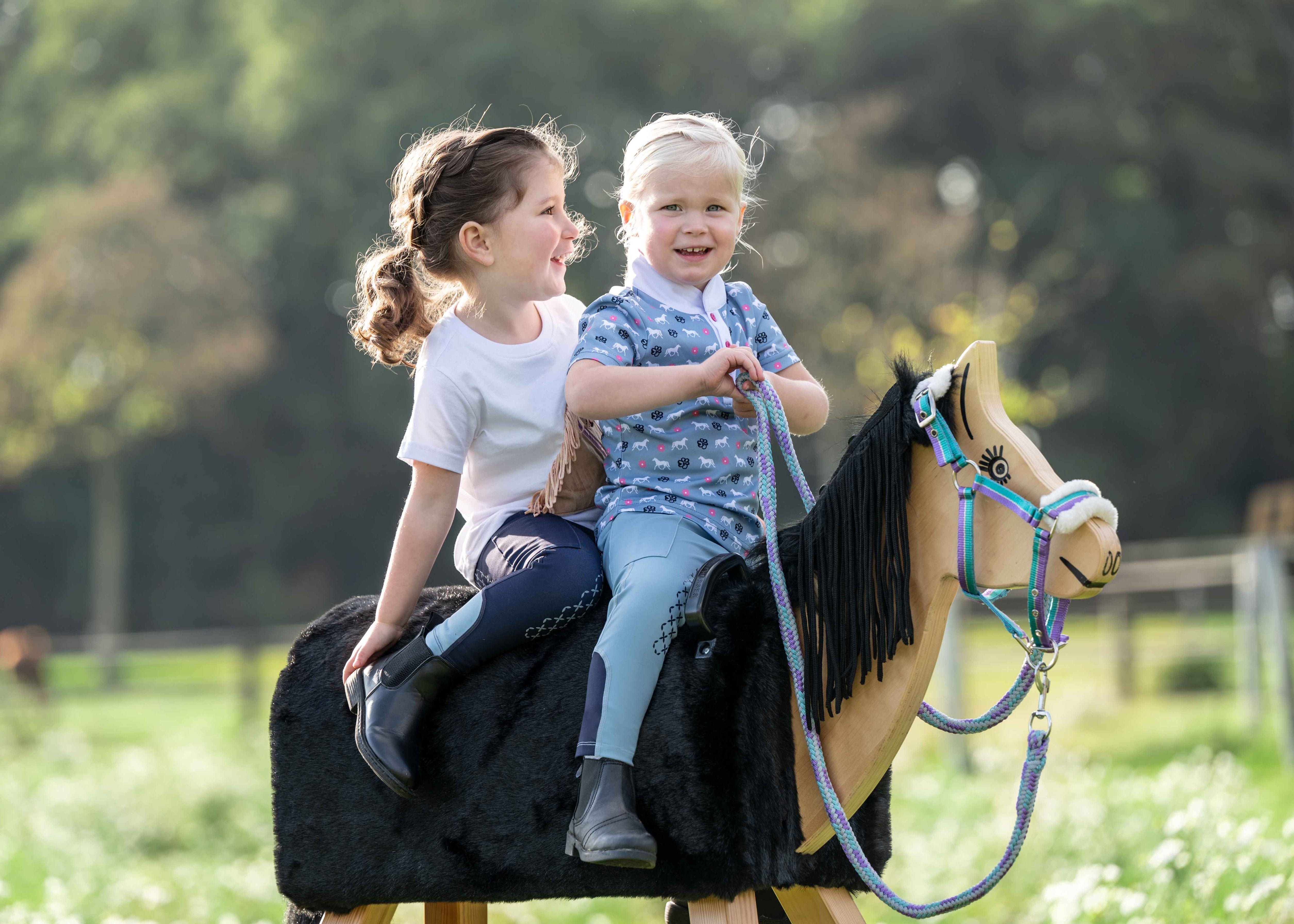 Polo shirt Bria 6000 smokey blue / EU140/age 8-9