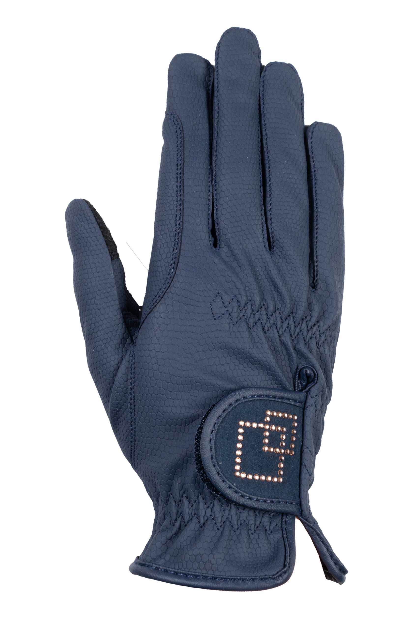 Riding gloves -Competition- 6938 navy/rose / XS