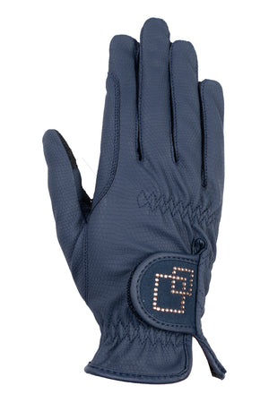 Riding gloves -Competition- 6938 navy/rose / XS