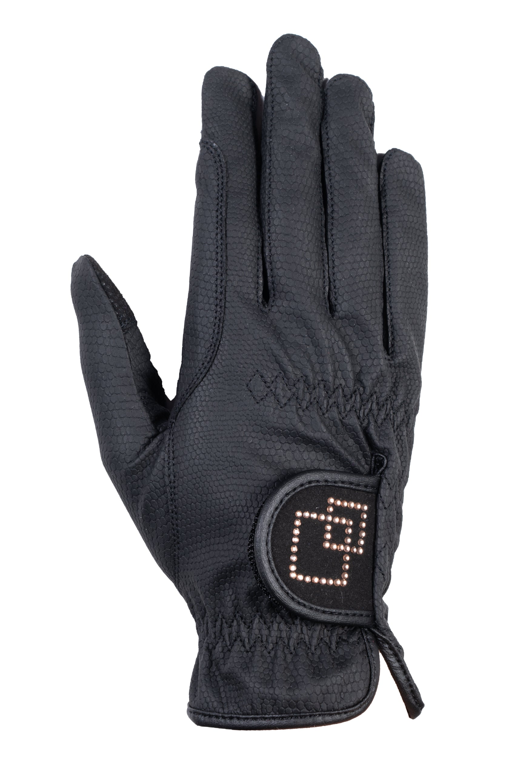 Riding gloves -Competition- 9138 black/rose / XS