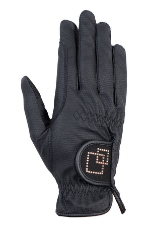 Riding gloves -Competition- 9138 black/rose / XS