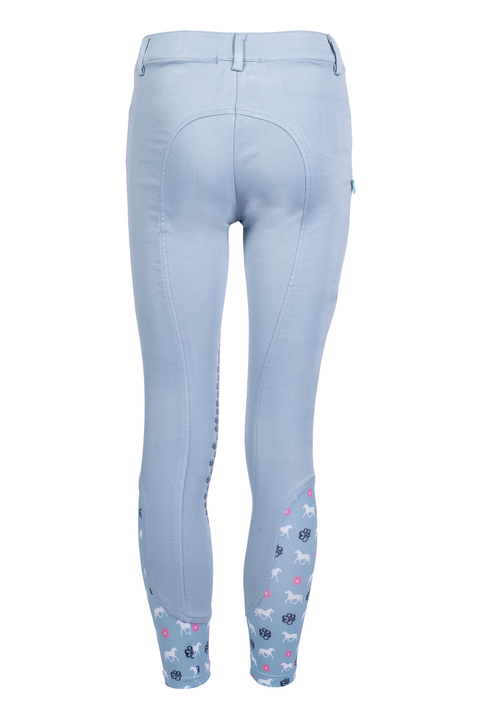 Riding breeches Bria silicone knee patch 6000 smokey blue / EU116/age 5-6