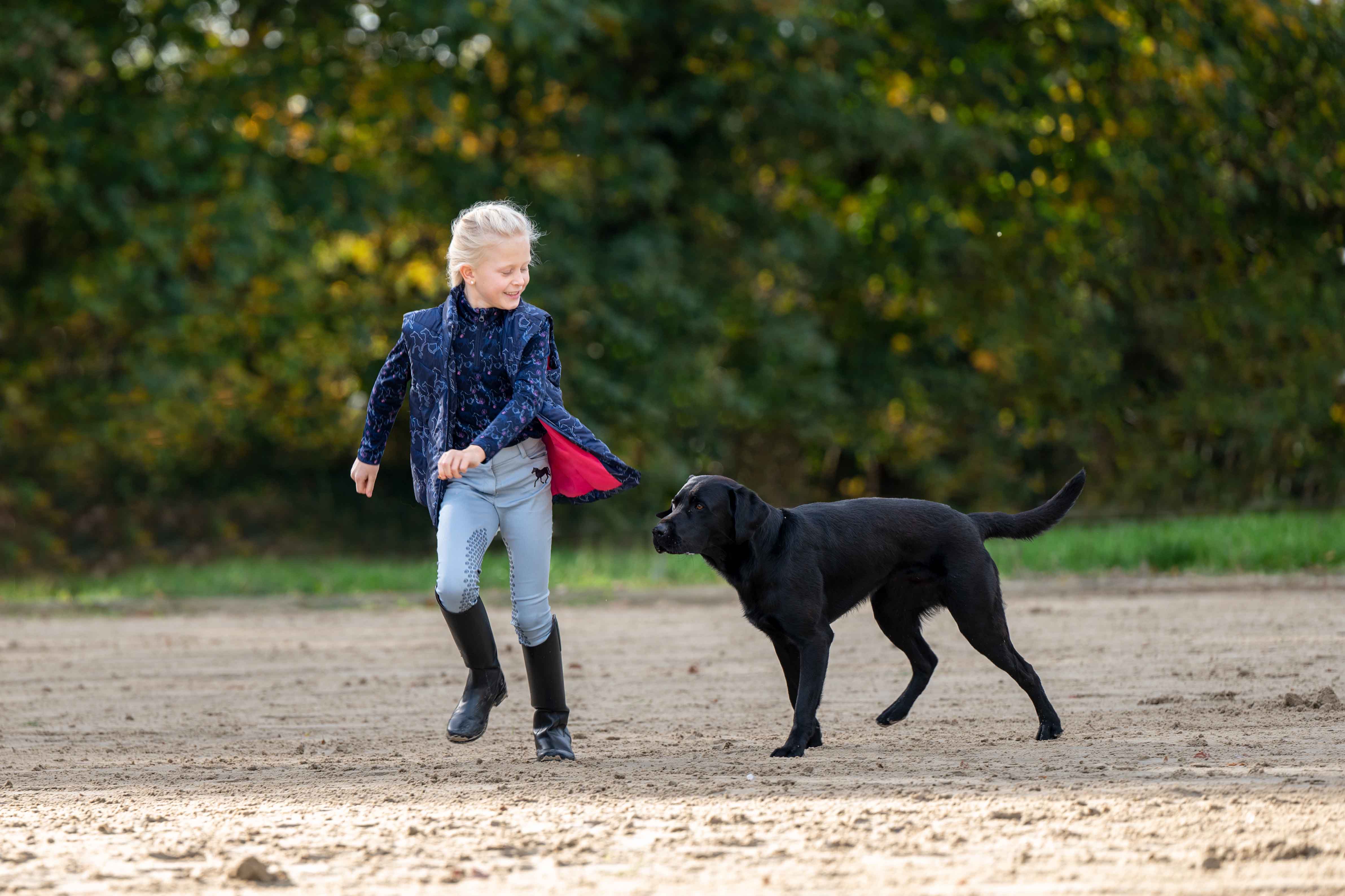 Riding breeches Bria silicone knee patch 6000 smokey blue / EU116/age 5-6